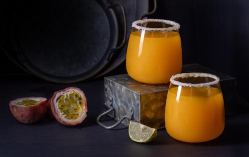 Passion fruit Orange glass