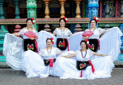 Mexican Ladies  with their Mexican dress code